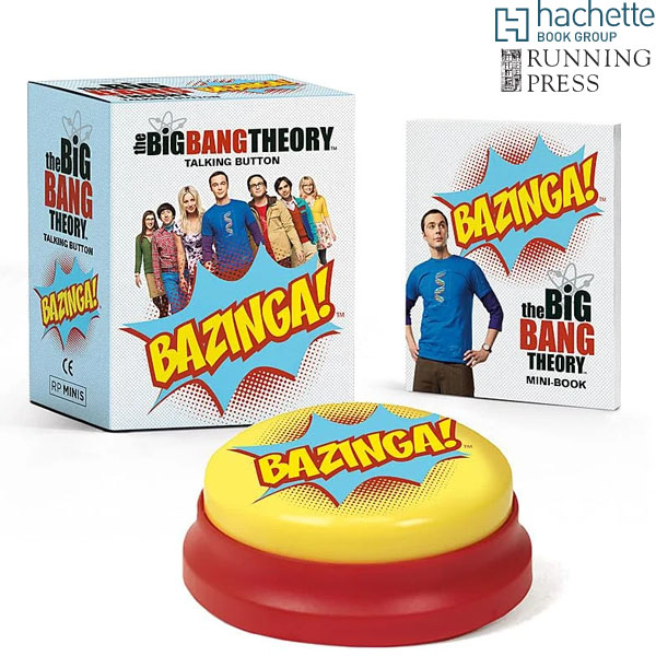 Running Press The Big Bang Theory Talking Button Bazinga !!!
